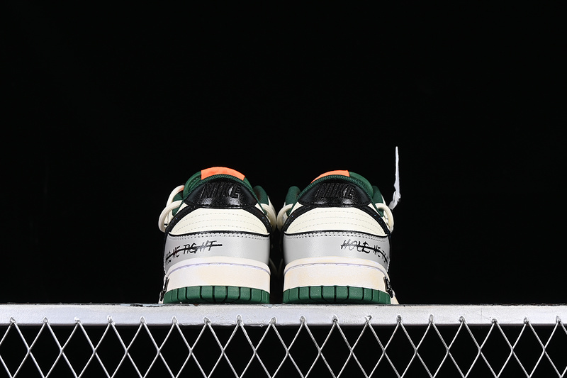 Dunk Low Miami Hurricanes White/Black/Grey 23