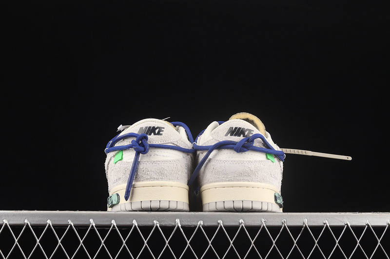 Ow X Sb Dunk Low Lot 32 Of 50 Sail/Neutral Grey/Racer Blue 5