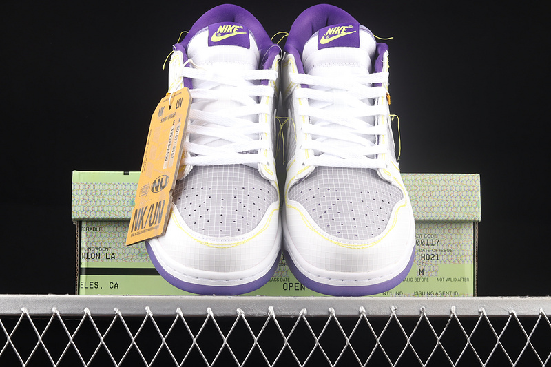 Dunk Low 'Passport Pack Court Purple' Grey/Purple/Yellow 5