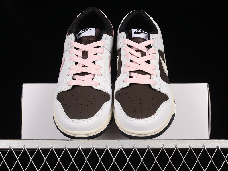 Sb Dunk Low "Reversal Mocha" White/Brown/Pink 19