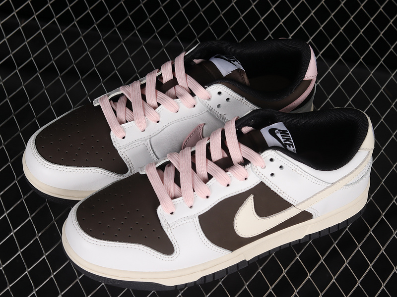 Sb Dunk Low "Reversal Mocha" White/Brown/Pink 25