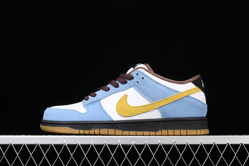 Dunk Low Homer Sb White/Medium Yellow-University Blue 5