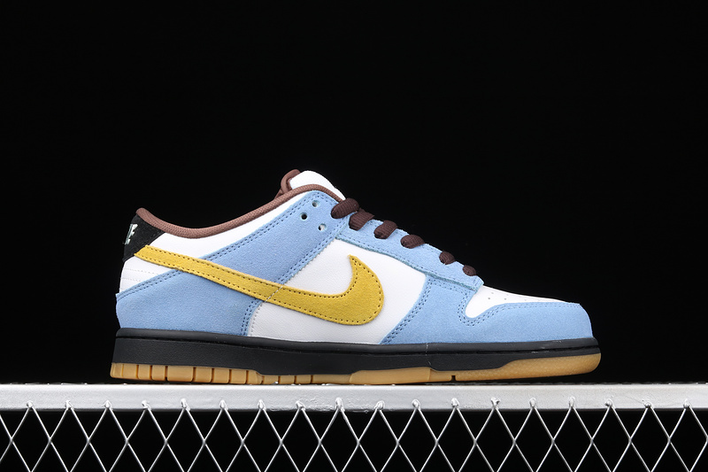 Dunk Low Homer Sb White/Medium Yellow-University Blue 9