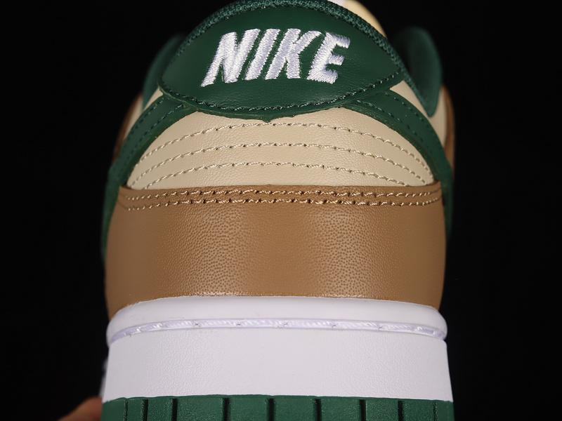 Dunk Low Rattan /Canyon Green/Sail/White/Deep Driftwood Brown 7