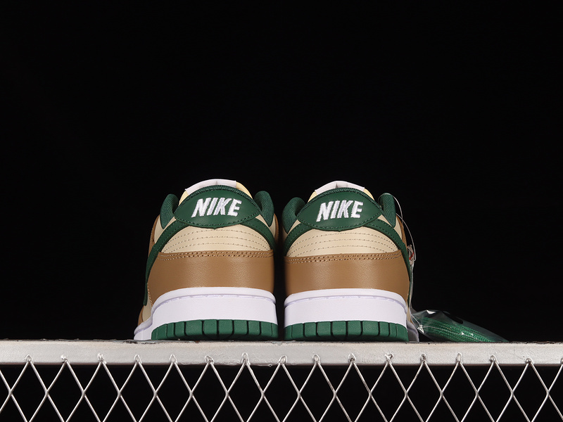 Dunk Low Rattan /Canyon Green/Sail/White/Deep Driftwood Brown 23