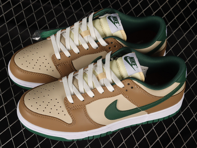 Dunk Low Rattan /Canyon Green/Sail/White/Deep Driftwood Brown 27