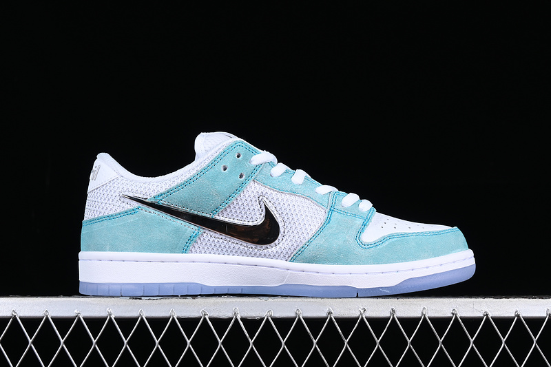 April Skateboards X Dunk Low Sb Turbo Green/Metallic Silver 7