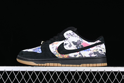 Supreme X Dunk Low Sb Rammellzee Black/Black/Multi-Color 31