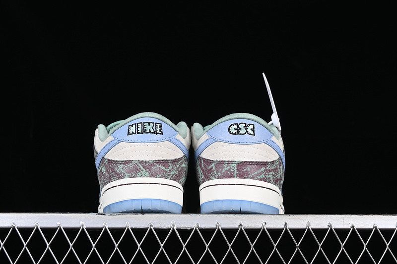 Crenshaw Skate Club X Dunk Low Sb Sail/Light Blue/Cedar 3