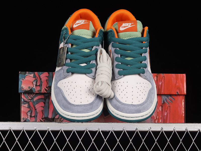 Otomo Katsuhiro Sb Dunk Low Steamboy Ost White/Grey/Green 15