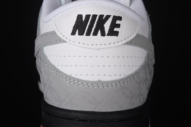 Sb Dunk Low White/Neutral Grey-Black 7