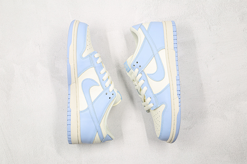 Sb Zoom Dunk Low Pro White/Light Blue/Light Blue 7