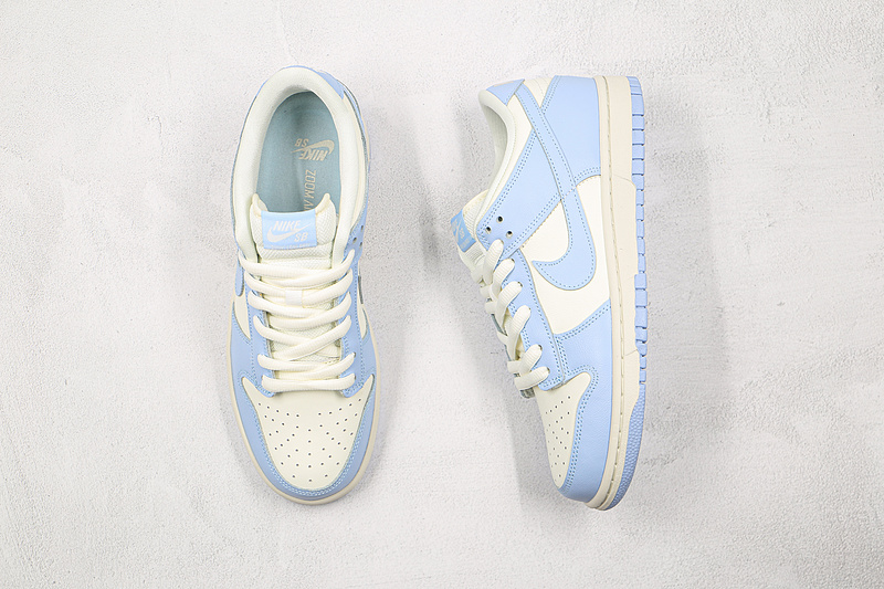 Sb Zoom Dunk Low Pro White/Light Blue/Light Blue 11