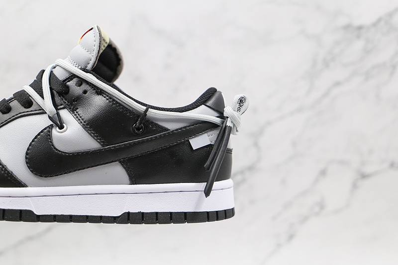 Ow X Futura X Sb Dunk Low Pro Black/Grey/White 9