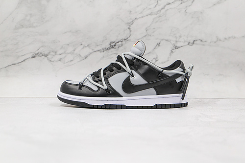 Ow X Futura X Sb Dunk Low Pro Black/Grey/White 11