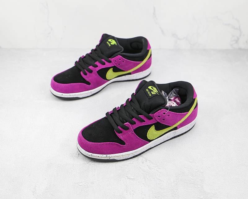 Dunk Low Pro Sb Red Plum/Black/Taxi/Citron 9