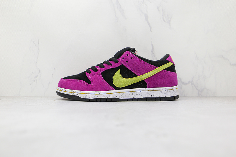 Dunk Low Pro Sb Red Plum/Black/Taxi/Citron 17