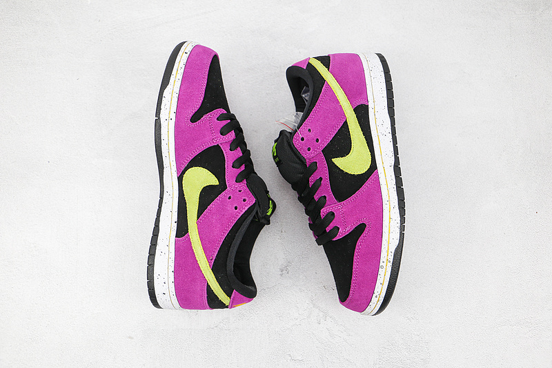 Dunk Low Pro Sb Red Plum/Black/Taxi/Citron 19