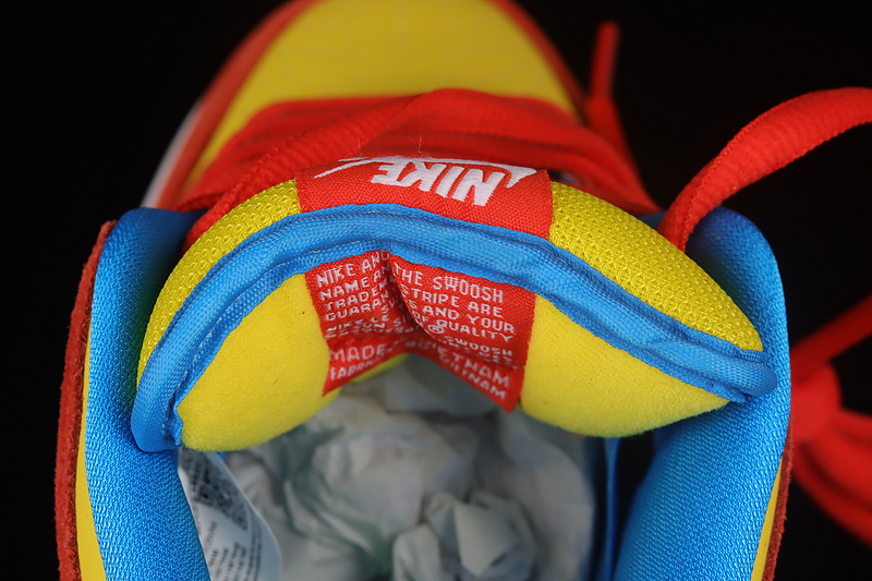 Dunk Low Pro Sb 'Bart Simpson'habanero Red/White/Blue Hero 3