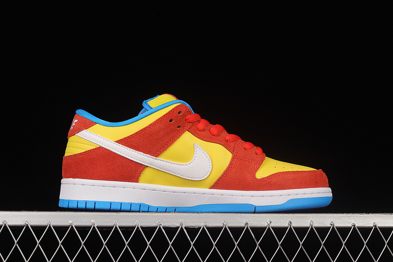 Dunk Low Pro Sb 'Bart Simpson'habanero Red/White/Blue Hero 9