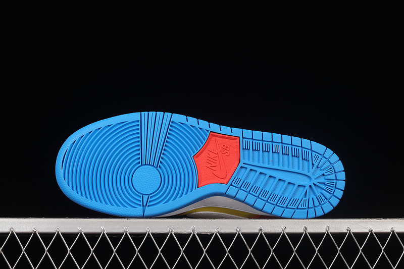 Dunk Low Pro Sb 'Bart Simpson'habanero Red/White/Blue Hero 21