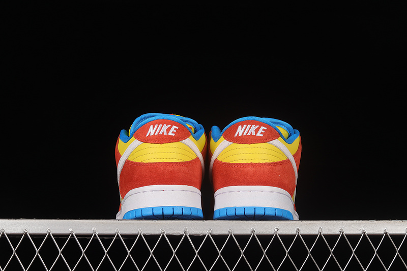 Dunk Low Pro Sb 'Bart Simpson'habanero Red/White/Blue Hero 27