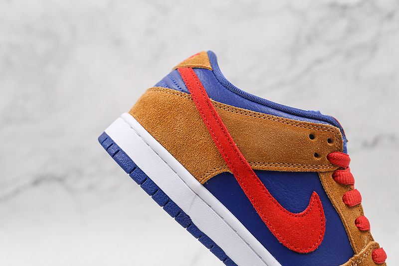 Dunk Low Sb Wheat/Light Fusion Red/Dark Blue 5