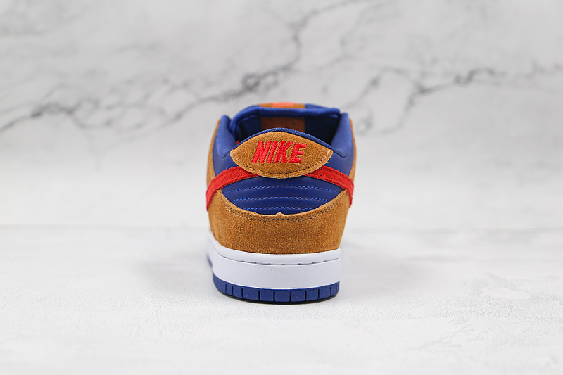 Dunk Low Sb Wheat/Light Fusion Red/Dark Blue 13