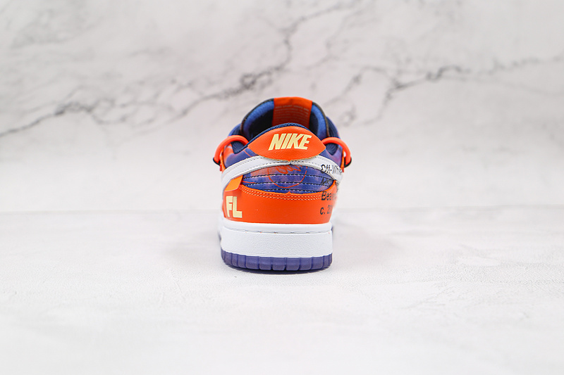 Ow X Sb Dunk Low X Fl Orange/Navy Blue-White 11