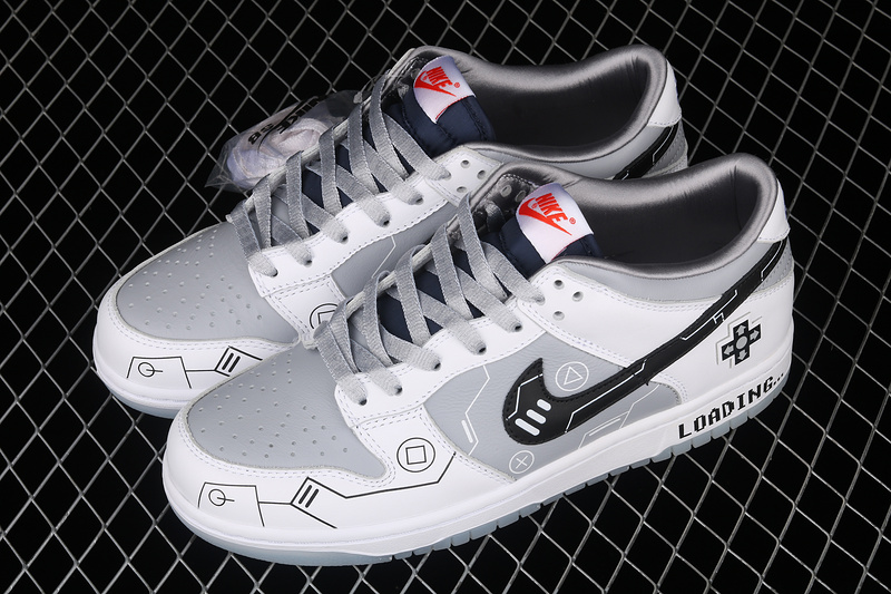 Sb Dunk Low Video Game Wolf Grey/White/Black-Red 15