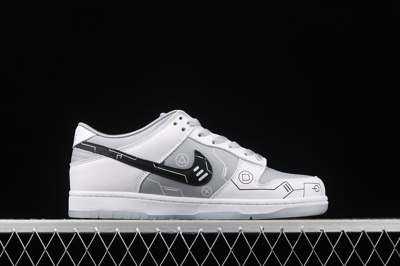 Sb Dunk Low Video Game Wolf Grey/White/Black-Red 17