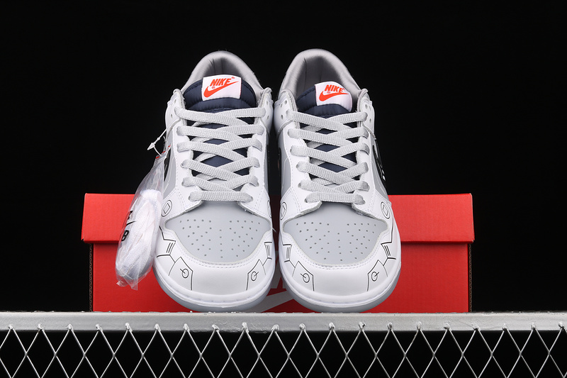 Sb Dunk Low Video Game Wolf Grey/White/Black-Red 23