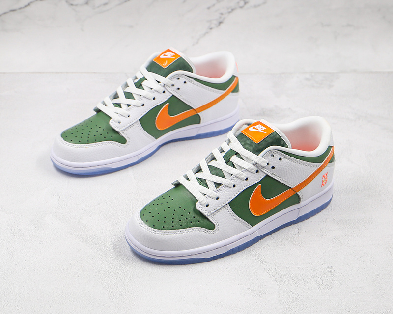 Sb Dunk Low Ny Vs Ny White/Green/Orange 17