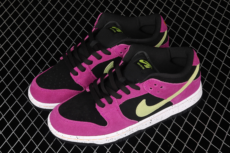 Sb Dunk Low Red Plum/Black-Taxi-Citron 7