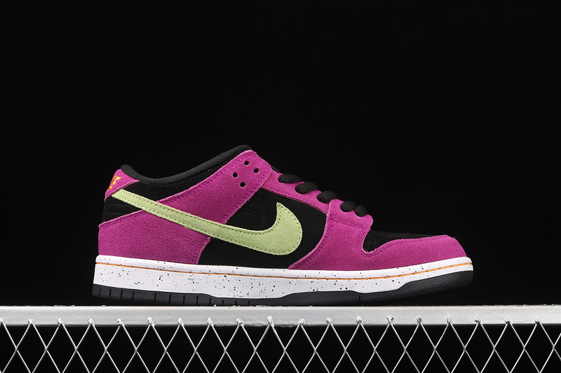 Sb Dunk Low Red Plum/Black-Taxi-Citron 9