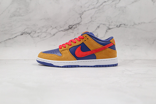 Sb Dunk Low Pelle Hat Wheat/Light Fusion Red/Dark Purple 9