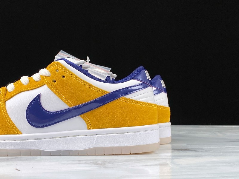 Sb Dunk Low White/Regency Purple-Laser Orange 13