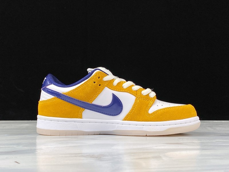 Sb Dunk Low White/Regency Purple-Laser Orange 21