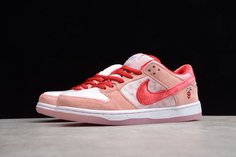 Gz Sb Dunk Low Strangelove Skateboards Regular Box Pink/Red-White 11