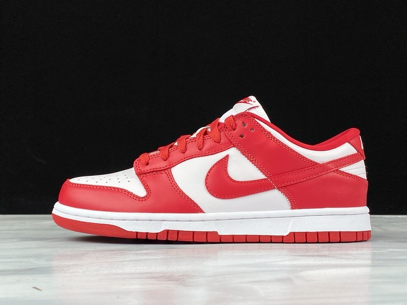 Sb Dunk Low White/University Red 29