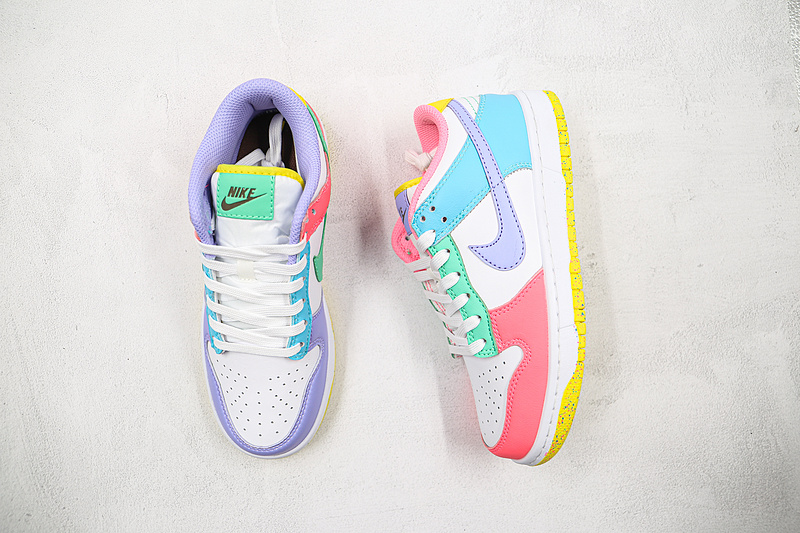 Sb Dunk Low Se Easter White/Green Glow/Sunset Pulse 5