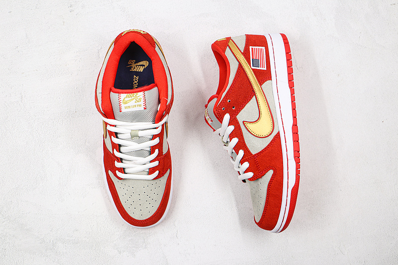 Sb Dunk Low Nasty Boys Red/White/Gold 3