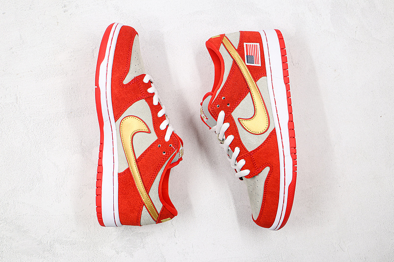 Sb Dunk Low Nasty Boys Red/White/Gold 17