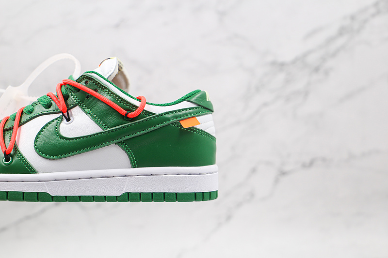 Ow X Futura X Sb Dunk Low Powder Green/White 7