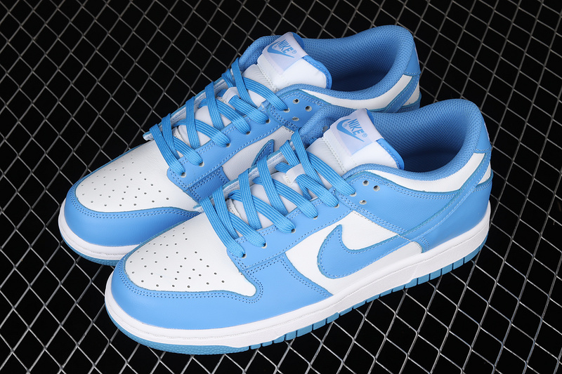 Sb Dunk Low White/University Blue/White 3