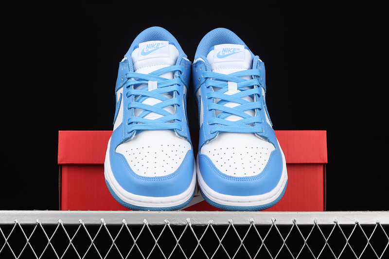 Sb Dunk Low White/University Blue/White 5