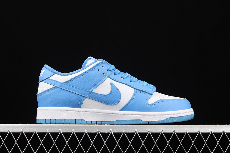 Sb Dunk Low White/University Blue/White 17