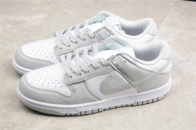 Sb Dunk Low White/Grey Fog 21