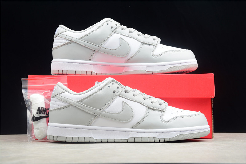 Sb Dunk Low White/Grey Fog 27