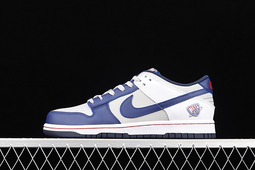 Nba X Sb Dunk Low Brooklyn Nets Light Grey/Navy Blue/White 3